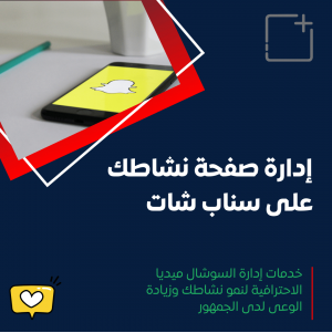 خدمة إدارة منصة سناب شات